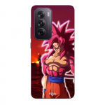 Coque de t&eacute;l&eacute;phone - Maniacase - Oppo Reno 12 5G - Dragon Ball - Goku SSJ4 - Silicone Noir