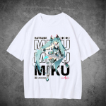 2025 Uus Meeste T-s&auml;rk Vabaaja T-s&auml;rk Puuvillane T-s&auml;rk Erinevad Suurused Tr&uuml;kitud T-s&auml;rk Hatsune Miku Tr&uuml;kitud T&auml;navastiilis T-s&auml;rk M