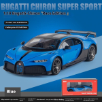 1/18 M&otilde;&otilde;tkavas Bugatti Chiron Sulamist Automa Mudel Tulede ja Helidega - Ideaalne Kingitus Autohuvilistele ja Lastele - Autentne Koopia sinine