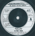 7-tolliline plaat ELTON JOHN - Dear God / Tactics / Steal Away Chi ELTON1 The Rocket Reco 1980 UK Rock Kasutatud