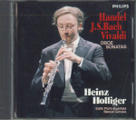 CD HOLLIGER , PICHT-AXENFELD ,CERVERA - Handel.j.s.bach.vivaldi:oboe Sonati UCCP3148 UNIVERSAL CLASS Jaapan Klassikaline Kasutatud