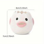 1 tk Armas V&auml;ike Kana Keraamiline Munakollane Eraldaja Loov Munakollase Eraldaja Munavalge Eraldaja S&otilde;el K&uuml;psetust&ouml;&ouml;riist Pagari&auml;ri jaoks roosa