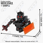 MOOXI Anime Seeria Skibidi Tualeti Figuurid Operaator Lahingurobot Ehitusklotsid Mudel MOC Klotsid DIY Montessori M&auml;nguasjad Laste Kingitused