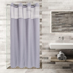 Konksudeta t&auml;piline vahvelkudumusega du&scaron;ikardin kl&otilde;psatava vooderdisega - 71W x 74H, Hotellikvaliteet, Spa-laadne vannikardin, Hall 71 W x 74 L lilla