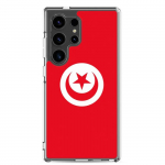 Coque T&eacute;l&eacute;phone &ndash; Samsung &ndash; Galaxy S24 &ndash; Drapeau Tunisie &ndash; Supp &ndash; Mitmev&auml;rviline