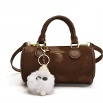 Populaarne V&auml;ike Kott Naiste Uus Vabaaja Mitmek&uuml;lgne &Otilde;lakott Mood K&auml;ekott Silindrikujuline Kott valge