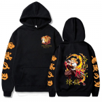 Harajuku Demon Slayer suures suuruses kapuuts Kamado Nezuko Graafilise tr&uuml;kiga naiste dressipluusid pikkade varrukatega mood naiste t&auml;navar&otilde;ivad XL