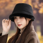 Jaapani Sametist Paksendatud Kalamehem&uuml;ts Naistele S&uuml;giseks ja Talveks Vabaaja Mitmek&uuml;lgne Pl&uuml;&uuml;sist M&uuml;ts, Mis N&auml;itab N&auml;gu V&auml;iksemana Tuulekindel ja Soe &Auml;mbrim&uuml;ts average size