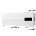 2 &uuml;hes Jahutav ja Soojendav Seinale Paigaldatav &Otilde;hukonditsioneeri Ventilaator Elektrik&uuml;tteseade