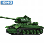 S&otilde;jav&auml;e II maailmas&otilde;ja MOC Leopard 2A7 armee peamine lahingutank s&otilde;durid ehitusklotsid tellised M1 T90M tankikomplekt lastele poistele kingitused