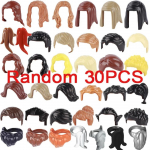 Linna ehitusklotsid Keha Tegelane Riietus Aksessuaarid Kiiver M&uuml;ts V&auml;rvilised Juuksed Soeng Mini Telliskivi &Uuml;hilduv M&auml;nguasi Kingitus X040