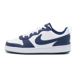 Nike Court Borough Low 2 GS Valge Signaalsinine Laste tossud Sinine-T&uuml;hi BQ5448-107 37.5 white