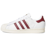 Adidas Superstar Valge Collegiate Burgundy Unisex tossud Cloud-White Kuldse fooliumiga GZ1603 44