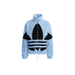 Adidas Originals Sherpa Jakk k&otilde;rge krae ja l&otilde;dva logoga Sport Unisex Jakid Taevasinine HC0327 S