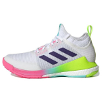 adidas Crazyflight Mid Valge Lilla Roosa Naiste Tennised Cloud-White Team-College-Purple Flash-Aqua HP3337 38⅔