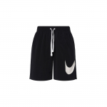 Nike Logoga paeltega vabaaja ujumisp&uuml;ksid meestele ujumisriided must FZ6326-010 M