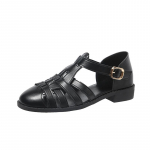 Moodsad Naiste Lamedad Sandaalid &Uuml;mar Nina Pandlaga Rihm Kitsas Riba Kingad Naistele Kleit Rooma Retro &Uuml;hev&auml;rvilised Hingavad Zapatillas De Mujer 35 must