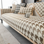 Nordic Houndstooth diivanipadi, k&otilde;rgekvaliteediline libisemiskindel m&auml;&auml;rdumiskindel padi seljatoe r&auml;tik Four Seasons universaalne tolmukindel diivanikatte riie 70*70cm
