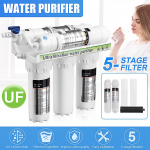 Uus kodumajapidamise 3+2 astmeline ultrafiltratsiooni joogiveefiltri s&uuml;steemi asenduspuhasti k&ouml;&ouml;gi joogivee t&ouml;&ouml;tlemise veefiltrid puhasti