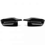 L&auml;ikivmustad peeglikatted sobivad BMW G20 G21 G22 G23 G30 G38 M STIILIS parempoolse rooliga