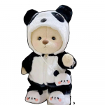 30cm K&auml;sitsi valmistatud Teddy Tale Karu Pl&uuml;&uuml;sm&auml;nguasi Vaheta Kleiti Beebi Roomamislapp T&uuml;druk Kallistus Kaisu Pl&uuml;&uuml;sist Nukk S&otilde;brannale Kingitus cloth no bear