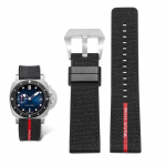 22/24/26mm Panerai Luminor Submersible Due Luna Rossa PAM01314/1565/1404/441 Kella Rihm Nailon Kummipael Silikoonist K&auml;ev&otilde;ru 22mm