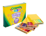 Crayola erksav&auml;rvilised suured 120 originaalpliiatsit, mahtuvus, v&auml;rvid, 688020, yellow