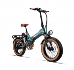 MIHOGO ONE mitme maastiku kokkupandav elektrijalgratas t&auml;iskasvanutele 750W 48V12.8+16Ah aku linnas&otilde;iduks elektrijalgratas 20*4 tollised paksud rehvid E-bike roheline