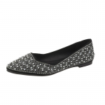Naiste Mood Lamedad &Uuml;ksikud Kingad Naiste S&uuml;gis Terava Ninaga Kingad Lamedad Loaferid Pehme Sisetallaga Naiste Pluss Suuruses 35-40 Zapatos De Mujer 40 must