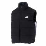 Adidas Essentials 3-Triibuline Puf D V Br&auml;ndi Logo Spordikihiline Pardi Udusulega Soe Varrukateta Vest Meeste vest Must KH3991 XL