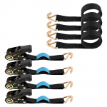 4 tk Ratchet Tie-Down Rihm Fikseeritud Raske Kauba Haagissuvila Transport Auto Mootorratas Pinge K&ouml;is Tie Down Rihma Komplekt R&otilde;ngasrihm 1m