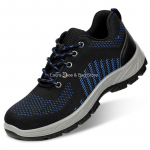 Fashion Anti-static Electrician shoes High Top Waterproof Men Safety Shoes Steel Toe Anti-smash Work Safety Boots Chelsea Safeti Boots 36