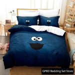 3D prindiga k&uuml;psis koomiksimonster anime voodipesukomplekt kahekohaline kaksik kuningas tekikate tekk padjap&uuml;&uuml;r poistele t&uuml;drukutele t&auml;iskasvanute magamistuba AU Single 140x210cm