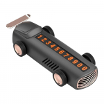 Ajutine parkimiskoht numbrim&auml;rgiga auto aroomiteraapia kaunistuseks dekoratiivsed aksessuaarid telefoninumbri m&auml;rk tahke aroomiteraapia lihtne must