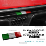 Abarth 595 695 595C 695C 2017-2024 jaoks Ehtne kuiv k&otilde;va Itaalia v&auml;rvi s&uuml;sinikkiust auto tagumise kaitseraua alumine liist Kleebis Siseaksessuaarid For Abarth 595
