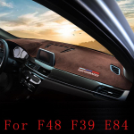 Flanell libisemisvastane UV-vastane armatuurlaua kattematt armatuurlauale BMW X1 X2 F48 F39 E84 jaoks For F48-Left rudder