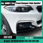 BMW 2. seeria F22 M Performance F23 jaoks auto esikaitseraua huulehajuti k&uuml;lgmise jaoturi kate PP kaitseraua kaitse kere KIit Carbon Look