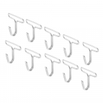 10 tk kolmnurkrihmad S konksud autoistme padjakonks Fikseeritud du&scaron;ikardina kleepuvad seinakonksud auto riputamiseks pronksi