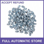 100 pcs M8x1.25 Car Grease Nipple Fitting Straight 180 Degree Galvanized Steel