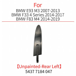 For BMW E93 F33 F83 Car Left / Right Hinge Covers Roof Convertible Trim strip Accessory For BMW M3 M4 4 Series 420 425 430 Middle Right Unpaint