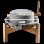 Ru Han K&auml;sitsi valmistatud kiviveski sojapiima jaoks