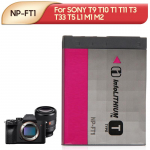 Laetav liitiumaku SONY T9 T10 T1 T11 T3 T33 T5 L1 M1 M2 NP-FT1 digikaamera akule