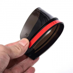 For changan-cs95 Car Carbon Fiber Sun Visor Shade Cover Car Rearview Mirror Rain Eyebrow Protector Clear Vision for Rain Car 03