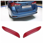 1 paar auto tagumise kaitseraua tulede k&uuml;lgpeegel punase klaasiga Toyota Auris 2015- jaoks 81910-02260 V&auml;lised auto lisatarvikud