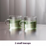 GIANXI 500ML Kaane Magnetiline Iminapp Teekann K&otilde;rge Temperatuurikindel Klaasist Veekeetja &Uuml;he Puutega Teekann Tee Keetmiseks Veekeetja Teekomplekt