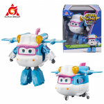 Super Wings S8 UUS Dizzy 5 tolli Muunduv Muundub lennukist robotiks 10 sammuga Deformatsioon Tegevuskujud Laste m&auml;nguasjad laim