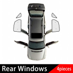 Autokatte P&auml;ikesekaitse Ford Focus 2 MK2 MK2.5 2004-2010 Autole Tuuleklaasi UV-kaitsega Autoklaasi Varjutuskaitse Katted Autotarvikud Rear Windows