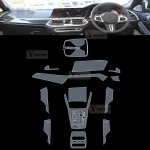 For BMW X6M F96 20- car Interior Transmission Panel TPU Film Center Console Scratch Sticker Right Hand Drive