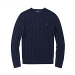 RogueWave &Uuml;mmarguse kaelusega kampsun Meeste S&uuml;gis Talv Uus Mood Jacquard Klassikaline Paul Golf Tikand Vabaaja Kootud Pullover S kuninglik sinine v&auml;rv
