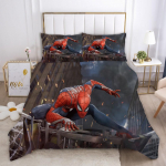 Marvel Comics &Auml;mblikmees Anime Voodipesukomplekt Tekikott 1009 Pol&uuml;ester Sobib Lastele ja T&auml;iskasvanutele 3-osaline Komplekt EU Single(135*200cm)3pcs